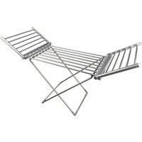 Extra Large Heated Clothes Airer with Wings, Timer, and Energy-Saving Cover