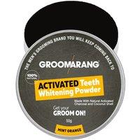 Men'S Whitening Charcoal Tooth Powder - Mint Orange Flavour, 50G, Natural & Vegan