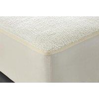 Hotel Quality Fleece Mattress Protector - Machine Washable, 5 Sizes