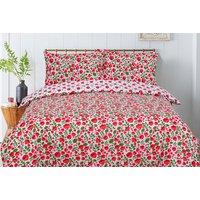 Floral Poppy Reversible Bedding Set - Single Or Double