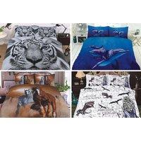 3D Design Duvet Cover Set - 9 Designs & 3 Sizes!