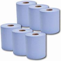 6-Pack Ultra-Absorbent Recycled Kitchen Roll - Strong, Eco-Friendly Centrefeed Paper Towels (2-Ply, 100% Recycled)
