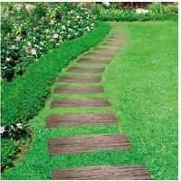 Eco-Friendly Recycled Rubber Garden Sleepers - Durable, Weatherproof Landscaping Solution