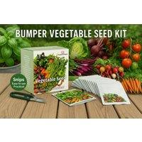 PRICE DROP! Bumper 35-Pack Vegetable Seed Kit & Garden Snips