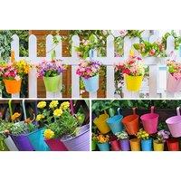 Hook Hanging Flower Pots - Five Or 10 Pack!