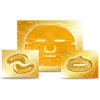 25 Gold Collagen Hyaluronic Crystal Masks - Face, Eyes & Lips