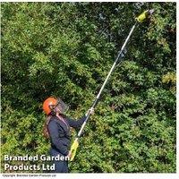 Garden Gear Cordless Telescopic Chainsaw - 20V, 3m Reach, Adjustable Head