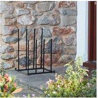 2 Tier Boot Stand - Sturdy Metal Outdoor Storage Rack for 6 Pairs, Space-Saving & Weather-Resistant