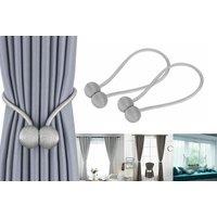 2, 4 Or 8 Magnetic Curtain Tie Backs - 7 Colours