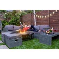 8-Seater Gunnersbury Rattan Corner Sofa Set