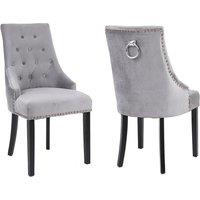 Studded Dining Knocker Chairs - 2 Colours!