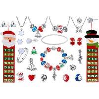Jewellery Christmas Advent Calendar Made W/ Fine Cut Crystals - 3 Designs - Silver
