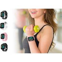 15-In-1 Fitness Smart Watch Ios Compatible! - Black