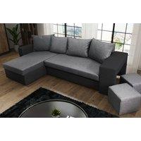 Corner Sofa Bed - Two-Tone Design