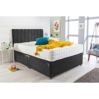 Divan Bed Set w/ Memory Foam Mattress - Size, Colour & Storage Options