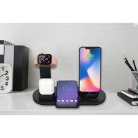 Multi-Function Wireless Charging Station - 3 Colours & 2 Sizes! - Blue