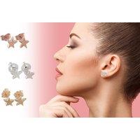 Set Of 3 Little Star Earrings