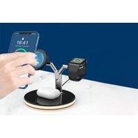3-In-1 Wireless Magnetic Charging Stand - Black Or White