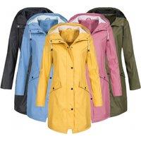 Waterproof Hooded Raincoat - 6 Sizes & 5 Colours! - Blue