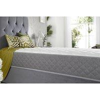 Double Comfort 8" Air Conditioned Sprung Mattress - 4 Sizes - Grey