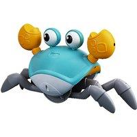 Kids' Electronic Toy Crab With Music & Lights - Orange Or Blue!