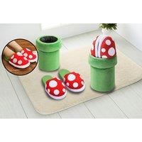 Women'S Plush Mushroom Slippers