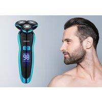 Wet & Dry Wireless Electric Shaver - Blue Or Silver