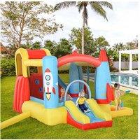 Outsunny Kids Bounce Castle Inflatable - Festive Fun Galore!