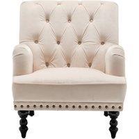 Darwin Tufted Accent Chair - Grey, Cream, Mustard Or Blue!