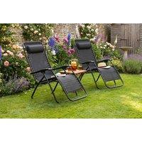 Pair of Zero Gravity Reclining Sun Loungers