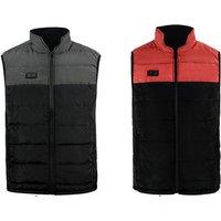 Unisex Double-Sided Heated Gilet Vest - Black Red Or Black Grey!