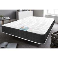 10" Black Border Memory Foam Sprung Mattress - 6 Sizes!