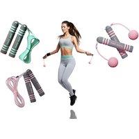 Cordless Skipping Rope Set - Green Or Pink!