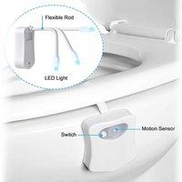 Led Toilet Night Light With Motion Sensor - 8 Colours!