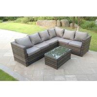 6-Seater Rattan Garden Furniture Set - Left or Right Hand