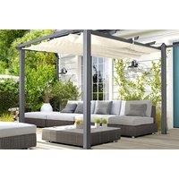 24Hr Price Drop! Aluminium Pergola Rectangular Gazebo - Modern Weather-Resistant 3M Or 4M Garden Shelter