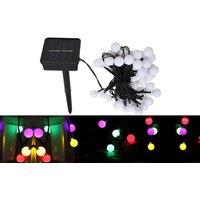 50 Led Solar Garden Ball Lights - White Or Multicolour!