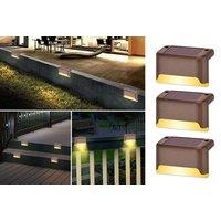 Solar Deck Lights - 1, 2, 4, Or 6Pcs!