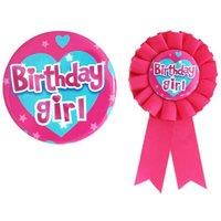 Gleaming Festive Birthday Badge Set