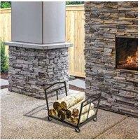 Outsunny Foldable Firewood Storage Solution