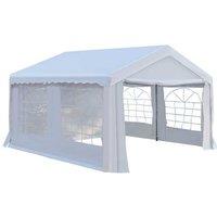 Outsunny 4M Weatherproof Gazebo & Carport Shelter