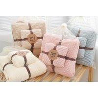 Coral Fleece Bathroom Towels - Hand & Bath