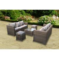 8-Seater Rattan Garden Sofa Set