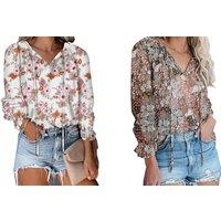 Women'S Floral Shirt - 7 Colours!