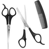 3Pc Hair Cutting Set - Black