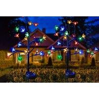 Led Solar Flower Light - 3 Light Colours