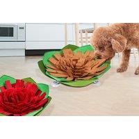 Pets Snuffle Mat With Suction Pads - Brown Or Red!