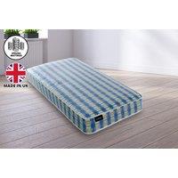 6 Inch Blue Open Coil Spring Mattress - Six Sizes!