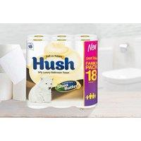 Hush Bathroom Sea Butter Tissue 36 Or 72 Rolls