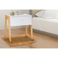 White Single Drawer Bedside Table - Set Of 1 Or 2